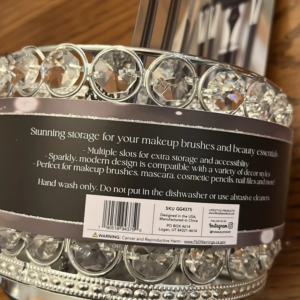 Glitz‎ & Glam cosmetic holder, new